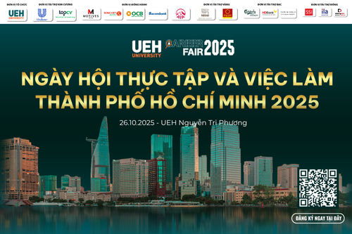 Ngày hội “Thực tập và Việc làm Thành phố Hồ Chí Minh năm 2025” – UEH Career Fair Đợt 2
