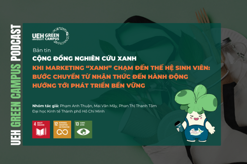 [Research Contribution] Khi marketing “xanh” chạm đến thế hệ sinh viên: Bước chuyển từ nhận thức đến hành động hướng tới phát triển bền vững