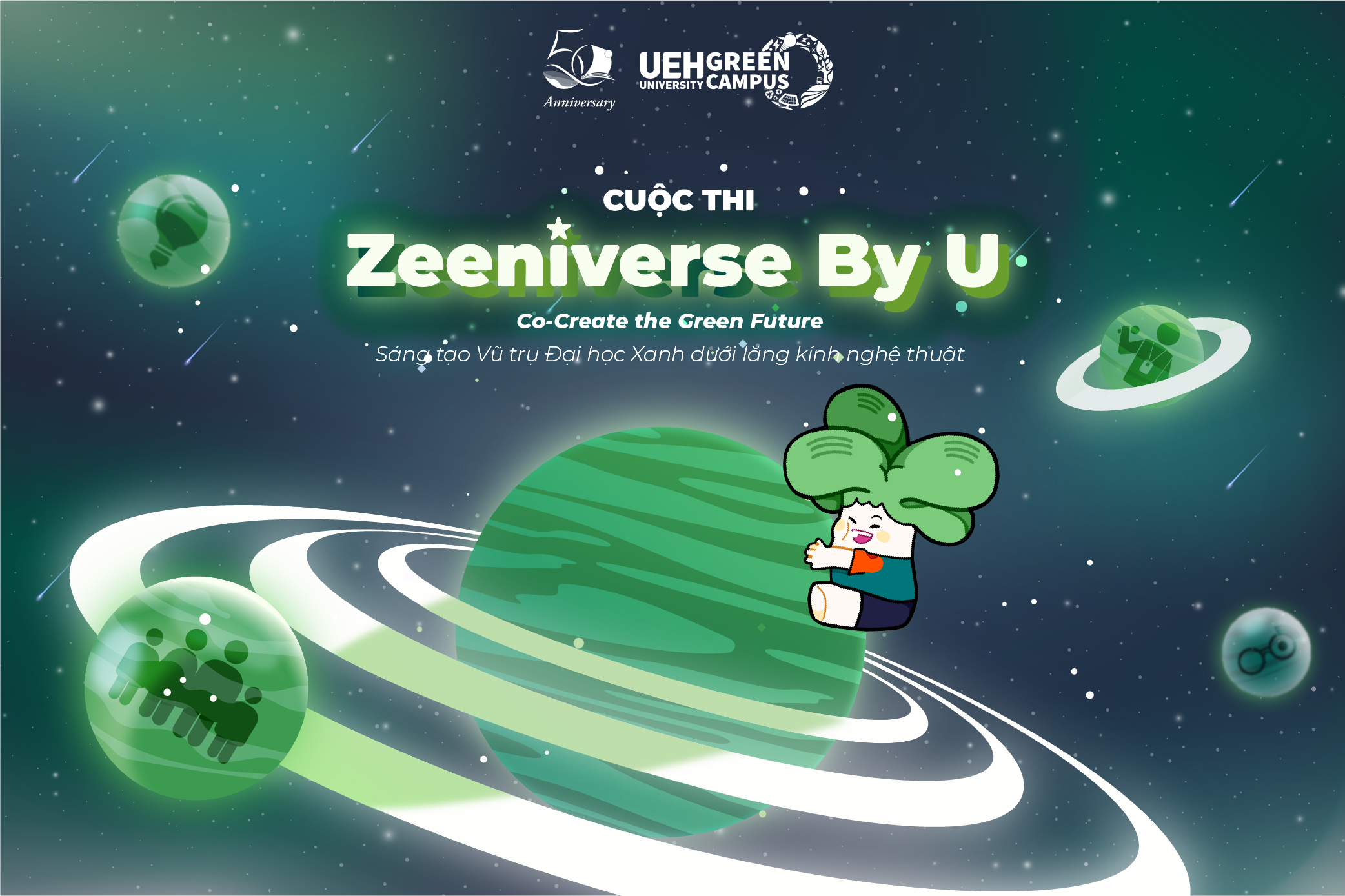 Chính thức phát động cuộc thi “Zeeniverse by U”: Sáng tạo vũ trụ Đại học Xanh UEH dưới lăng kính nghệ thuật