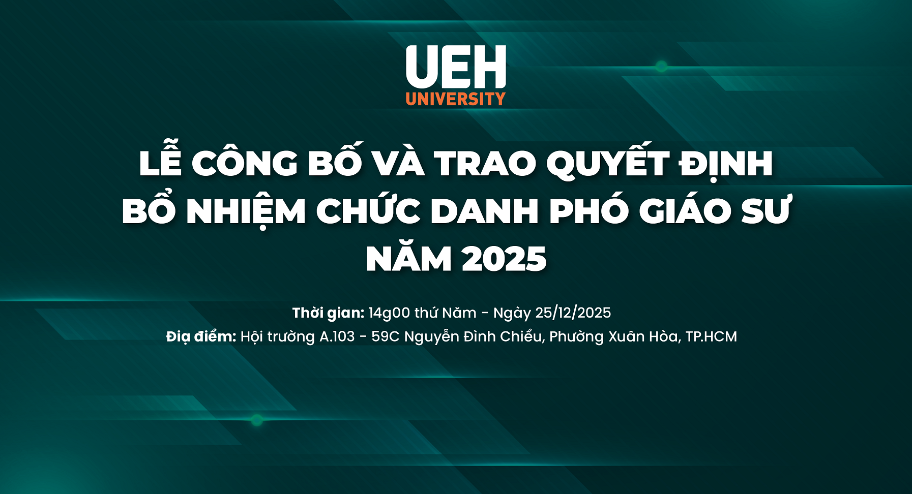 Lễ công bố và trao quyết định bổ nhiệm chức danh Phó giáo sư năm 2025