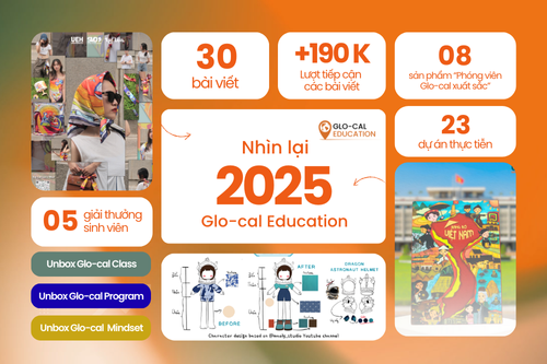 Nhìn lại dự án UEH Glo-cal Education 2025: Những lớp học đưa tri thức toàn cầu gặp gỡ thực tiễn địa phương
