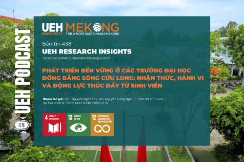 [Research Contribution] Phát triển bền vững ở các trường đại học Đồng bằng sông Cửu Long: Nhận thức, hành vi và động lực thúc đẩy từ sinh viên