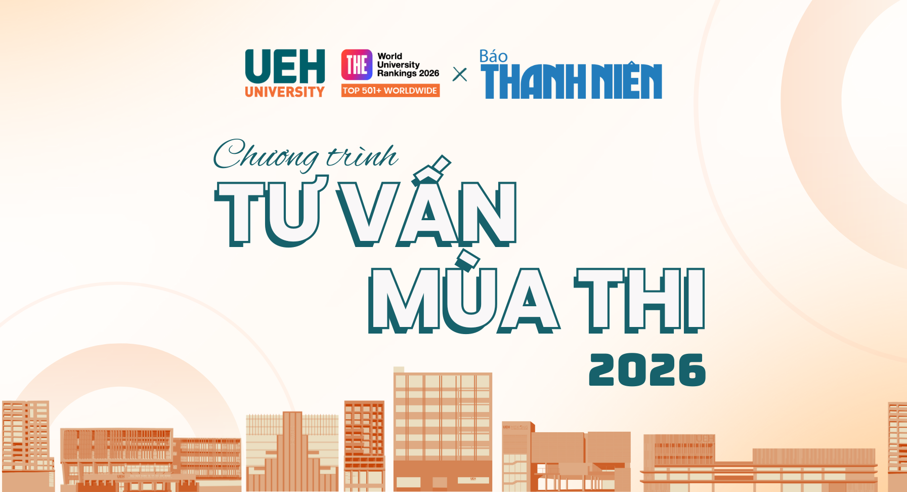 UEH x Báo Thanh niên: Chương trình Tư vấn mùa thi năm 2026