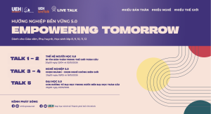 [UEH Uni Talk] Chuỗi Live Talk Hướng nghiệp bền vững 5.0 “Empowering Tomorrow” 2026