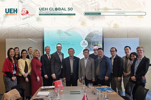 [UEH 50 Global Partners] UEH và Deakin thúc đẩy hợp tác vì trải nghiệm sinh viên và mô hình “Đại học Hạnh phúc”