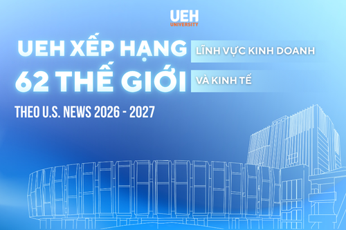 Lĩnh vực Kinh doanh và Kinh tế của UEH xếp hạng 62 thế giới theo U.S. News 2026 – 2027