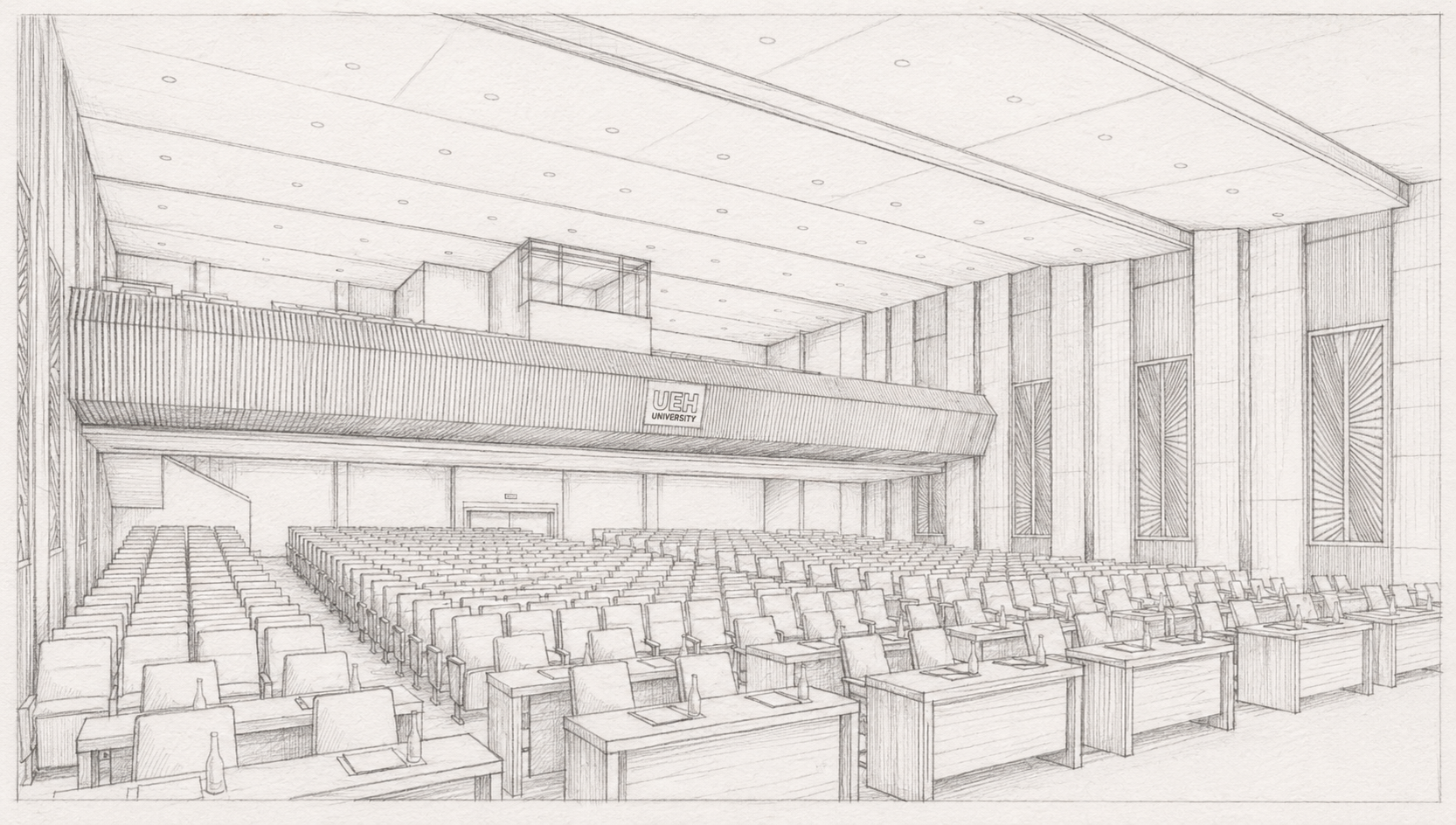 Sketch Hội Trường
