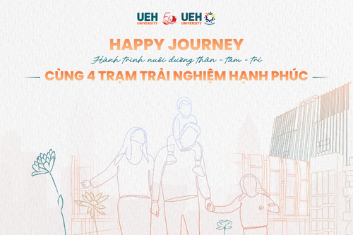 UEH Wellbeing – Flourishing University: Nhìn lại hành trình Happy Journey nuôi dưỡng thân – tâm – trí với 4 trạm trải nghiệm đa dạng tại UEH Family Fair 2026
