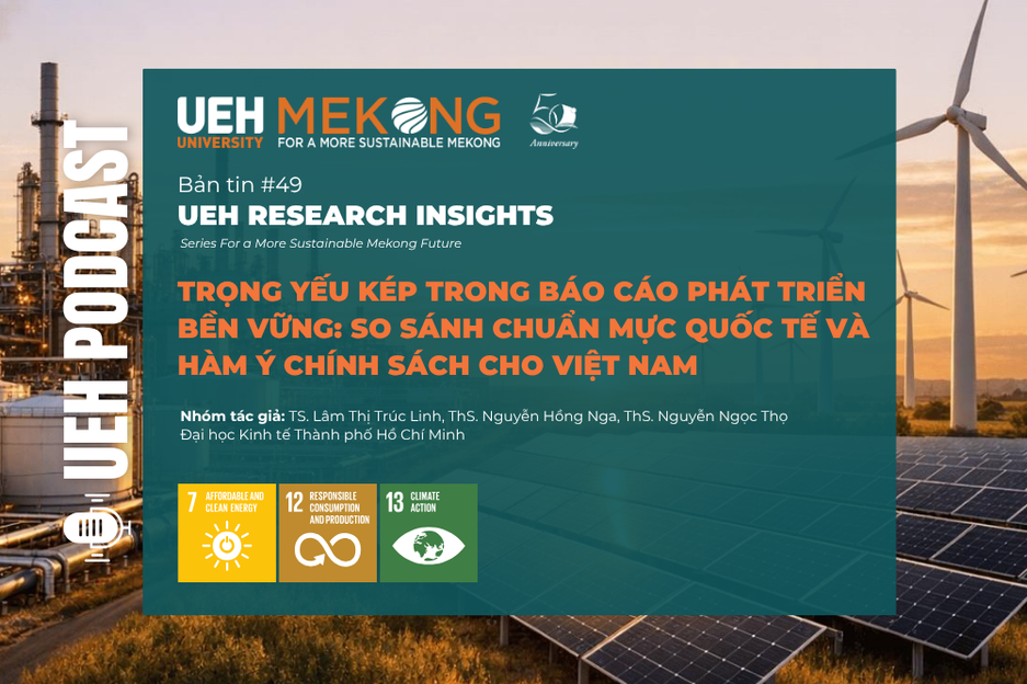 [Research Contribution] Trọng yếu kép trong báo cáo phát triển bền vững: So sánh chuẩn mực quốc tế và hàm ý chính sách cho Việt Nam
