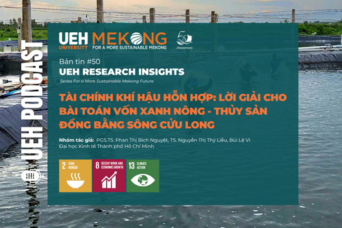 [Research Contribution] Tài chính khí hậu hỗn hợp: Lời giải cho bài toán vốn xanh nông – thủy sản Đồng bằng Sông Cửu Long